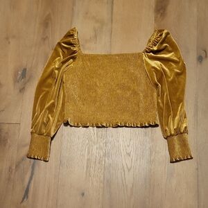 Gianni Bini Brown Long Sleeved Top Size Xlarge